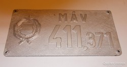 Régi Retro MÁV Vasúti táblák, lámpák, relikviák (AA-05)