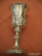Ezüst kupa barokk mintával