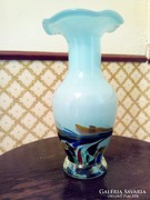 Muránói v. cseh üveg váza