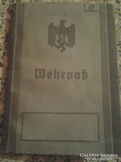  Német 1937-es Védelmi útlevél!