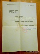 Kádár János aláírt levele Feszty Masának