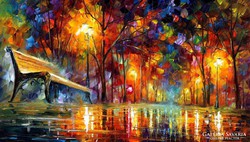 Leonid Afremov (1955-): Lost love 