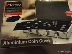 Ordex alumínium érmetartó bőrönd 205 érmének!
