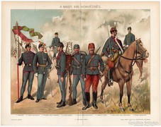 A magyar királyi honvédség, Pallas színes nyomat 1895