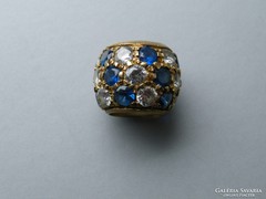 Ap 499 - 9 karát arany medál kék és áttetsző kövekkel