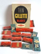 Vintage 1930' Thin Gillette borotva penge Blades