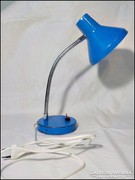 Retro kék gégecsöves asztali lámpa 