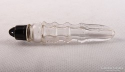 0K625 Régi parfümös üveg fiola 8 cm