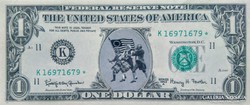 Amerikai Egyesült Államok 1963 1$ UNC EMLÉKBANKJEGY