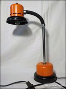 Retro gégecsöves narancs  asztali lámpa 