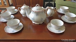 Zsolnay barokk 6 személyes teáskészlet (teljes, hibátlan)