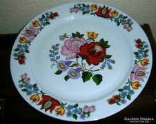 Kalocsai kézi festett porcelán fali tányér 24 cm