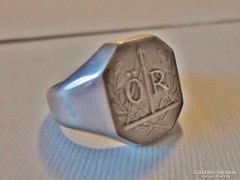 Szép antik ezüst pecsétgyűrű