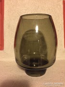 Gyönyörű művészi üveg, nagyobb Wagenfeld designhoz hasonló váza (12A)