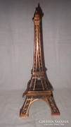 Nagy réz színű fém Eiffel torony 31,5 cm