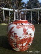 Japanese geisha vase