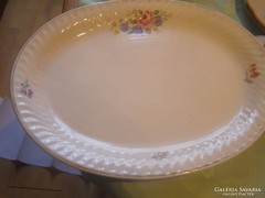 Vadrózsás régi gránit kínálós tányér