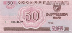 Észak-Korea 50 Chon 1988 UNC 