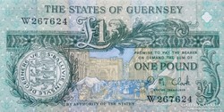 Guernsey 1 Font 1991 UNC