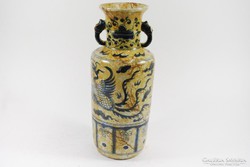 19. századi, 41 cm főnixmadaras kínai váza
