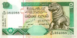 Sri Lanka 10 rúpia 2006 UNC