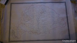 Térkép 1877 ből 106X76,5cm