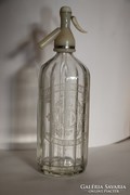 Vintage szódás szifon - Hunts Soda Water