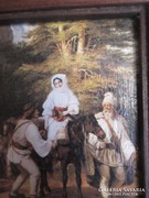 Barabás Miklós 1810-1898 festmény másolat élethű.