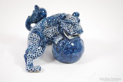 Kínai porcelán sárkány, oroszlán szobor