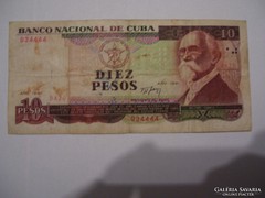 Cuba 10 Pesos 1991.
