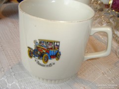 Zsolnay régi csésze   nagyon szép régi autos