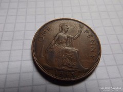 Szép Angol 1 Penny 1945 !!  ( 2 )