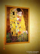Gustav Klimt: A csók - Fotonyomat