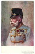 1914-16, I. világháborús képeslap, Ferenc József