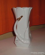 STIPO DOROHOI elegáns, aranyozott porcelán váza, 26 cm