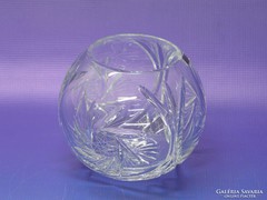0L049 Jelzett parádi üveg váza gömbváza