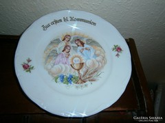 Vallási téma-porcelán tányér