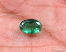 Gyönyörű zambiai smaragd drágakő kezeletlen 0,53ct