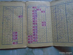ZA18.2  Bélyeglap SZTK   -25 bélyeg  1957