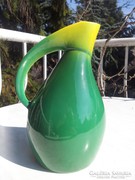 Art deco green jug