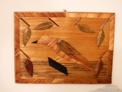 Reed marquetry picture - bird from 1974