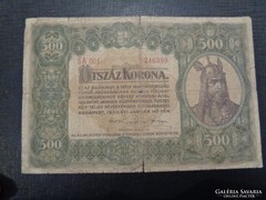 1920 500 Korona Nagyalakú, F tartás Olcsón !!!