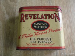 Régi fém cigis doboz Philip Morris Revelation