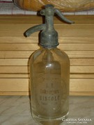 Antik Miskolci szódásüveg.2