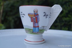Herendi antik csésze Seszták János műhelyéből 1893