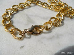 Large long gold-colored chain - necklace