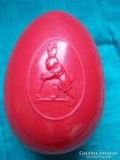 Retro húsvéti piros tojás bonboniere
