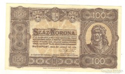 100 korona 1923. M.p.j.ny. aUNC III.
