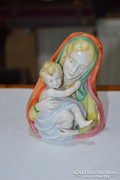Német porcelán Szűz Mária figura