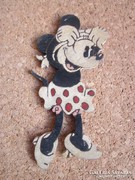 Régi, festett fa játék - Minnie -